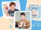 NAKED vainilla para niños: nutrición diaria con proteína y vegetales.