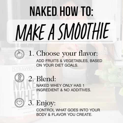 Naked Vanilla Whey sin alérgenos, apto para dietas sin gluten ni soja.