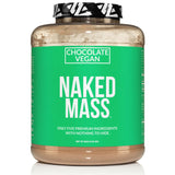 NAKED Vegan Mass, tubo chocolate, proteína de alto valor para entrenar.