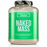 NAKED Vegan Mass en pote de vainilla para ganar masa muscular de forma limpia