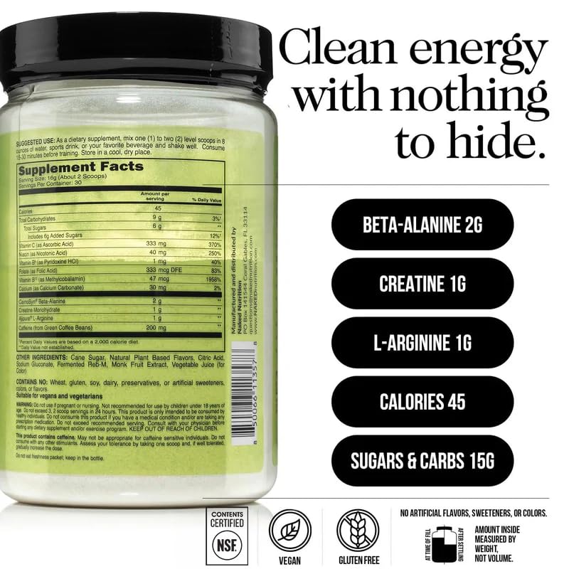 NAKED Watermelon Energy: cuchara medidora para dosis rápida.