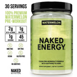 NAKED Watermelon Energy: etiqueta detalle, señal de calidad.