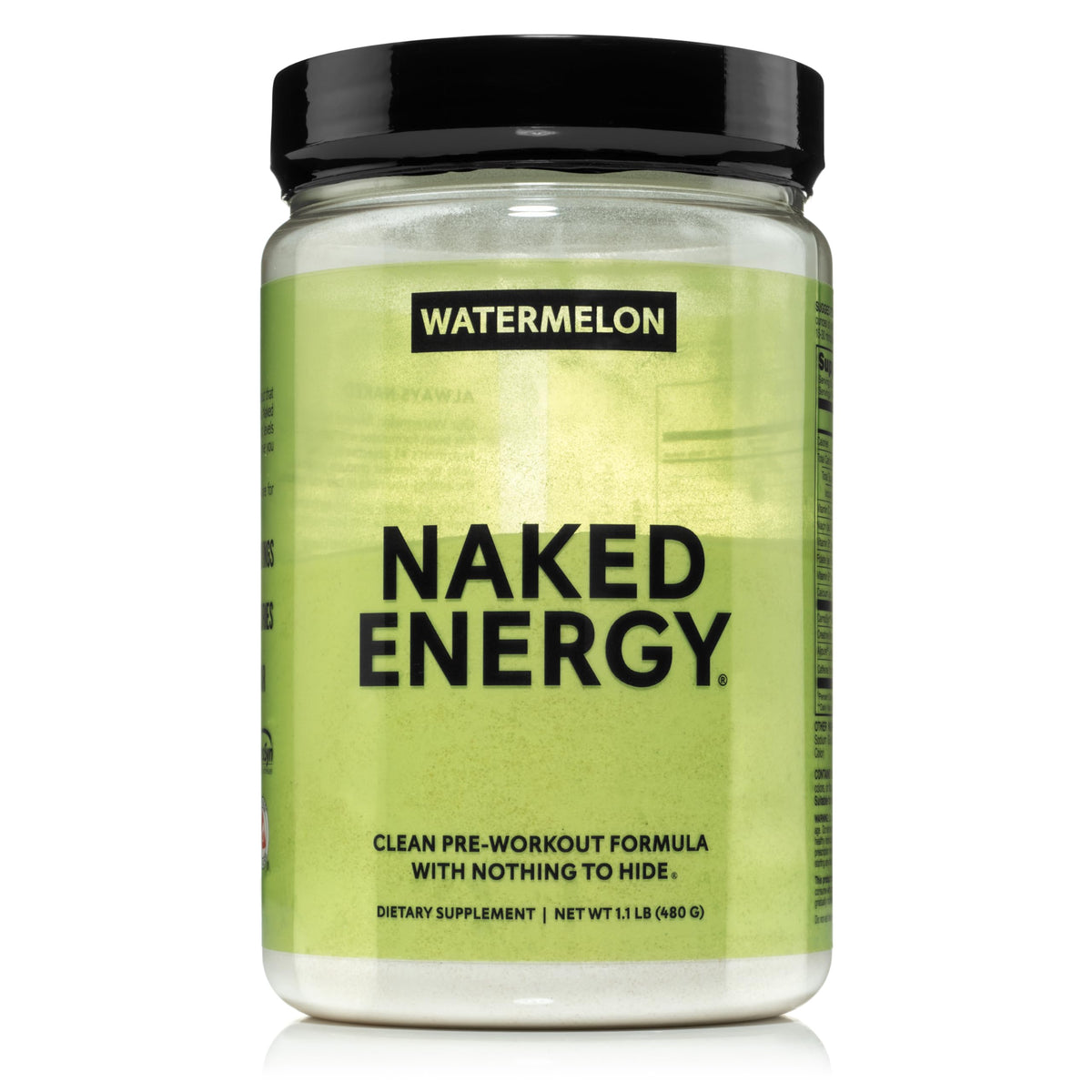 NAKED Watermelon Energy: lata frente, energía limpia para entrenar.