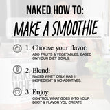 NAKED batido pre o post entrenamiento para energía y recuperación