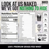 NAKED Whey Chocolate para panqueques proteicos, horneado delicioso y alto en proteína.