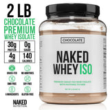 NAKED Whey Isolate grass-fed cows New Zealand image signals natural protein source