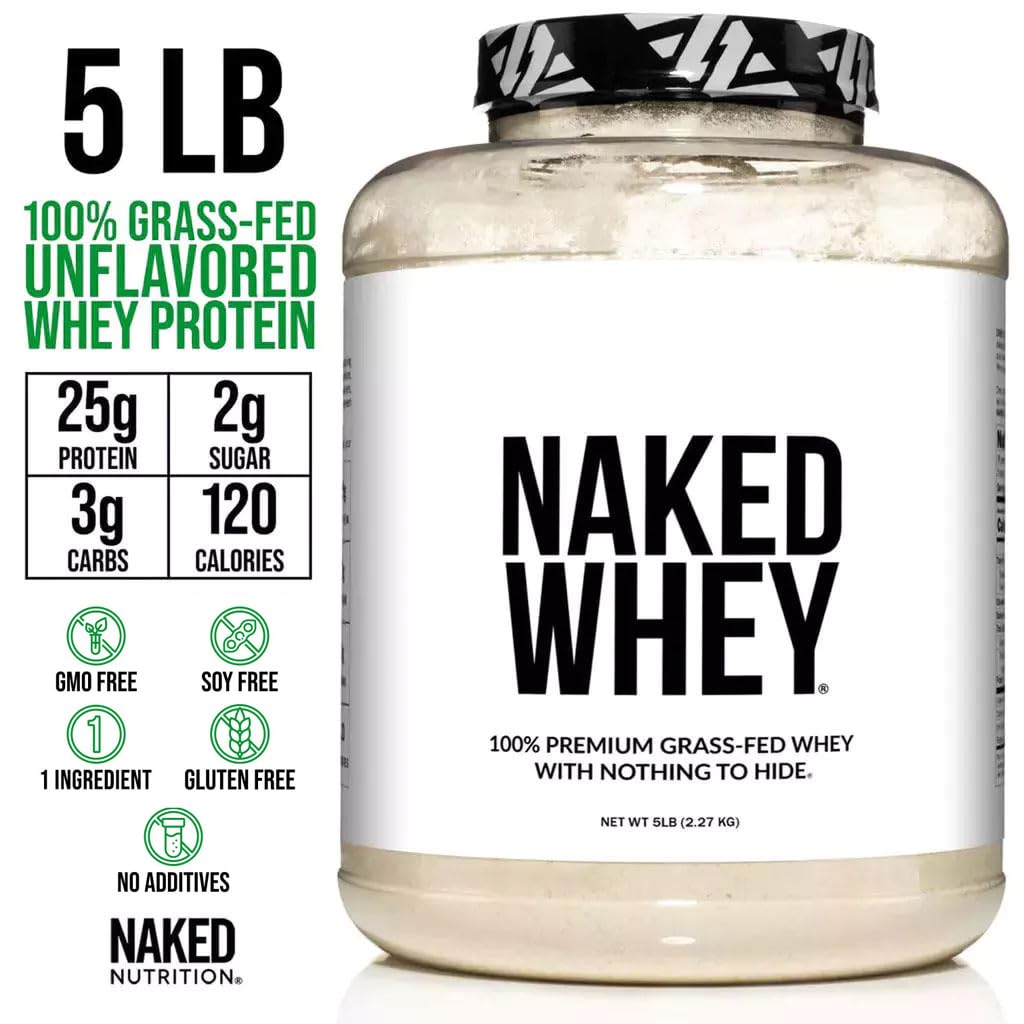 NAKED Whey mezcla rápida con agua para batido