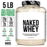 NAKED Whey mezcla rápida con agua para batido