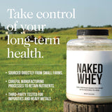 NAKED Proteína de Suero Vainilla: batido rápido pre o post-entrenamiento