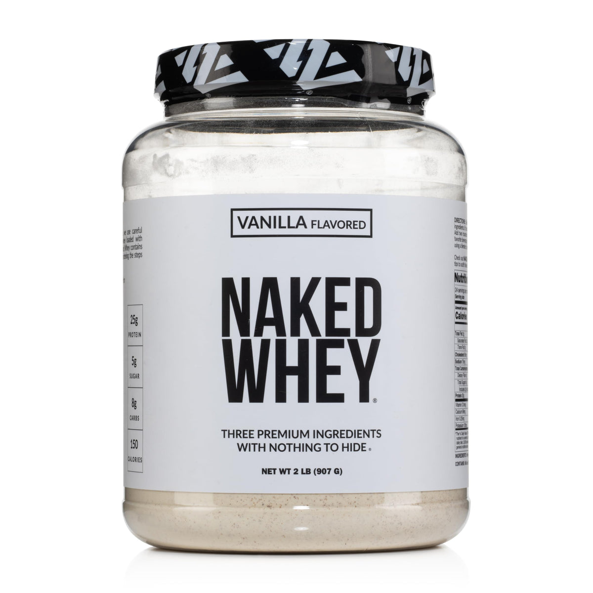 NAKED Whey Vanilla envase para batidos fáciles y nutritivos