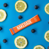 Nakedade etiqueta sabor arándano-limón facilita elección de bebida de recuperación.