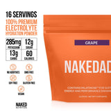 Nakedade Grape: mezcla en agua, energía sostenida sin picos de azúcar.