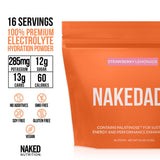 Nakedade se disuelve fácilmente en agua para una hidratación rápida durante el ejercicio