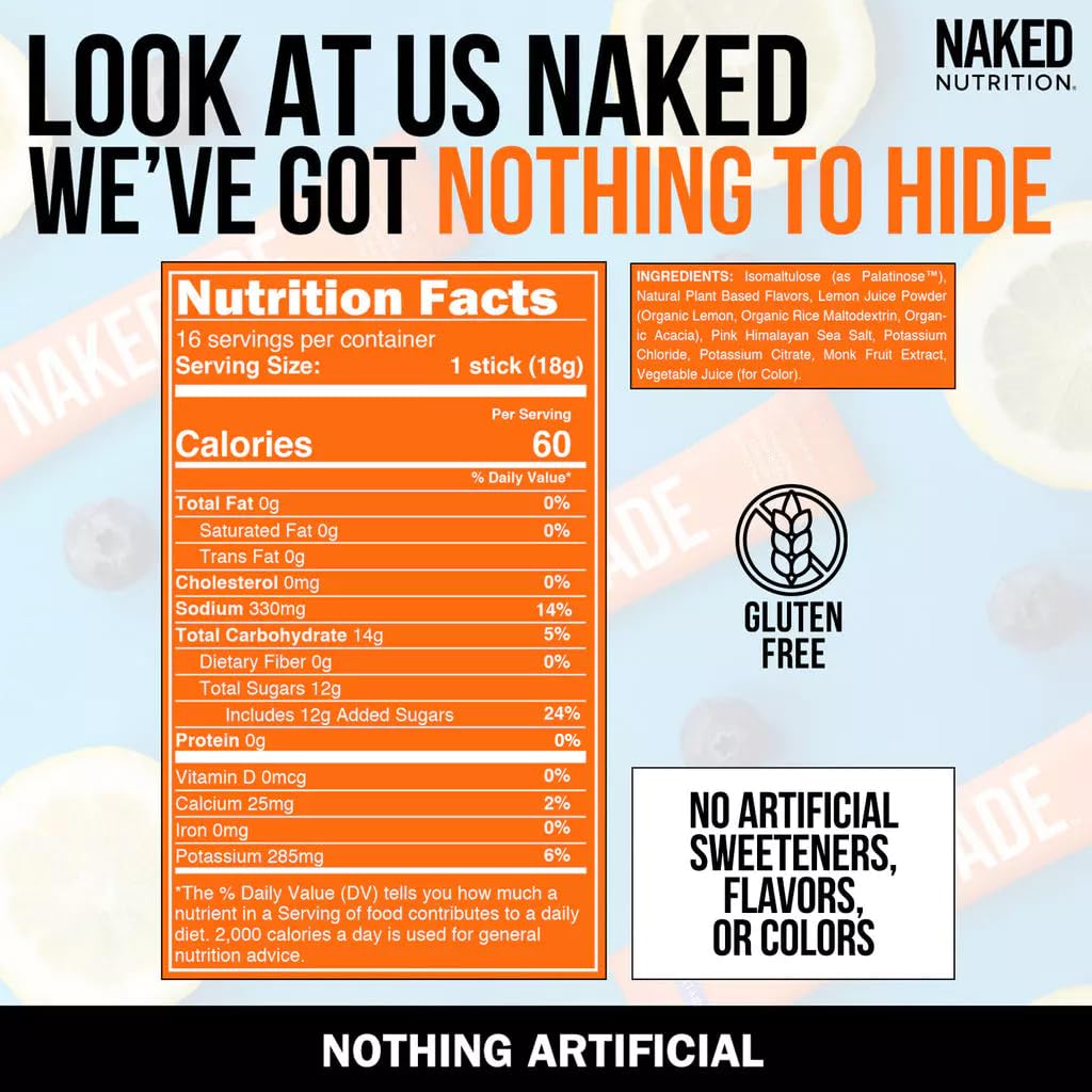 Nakedade paquetes individuales para gimnasio y viajes.