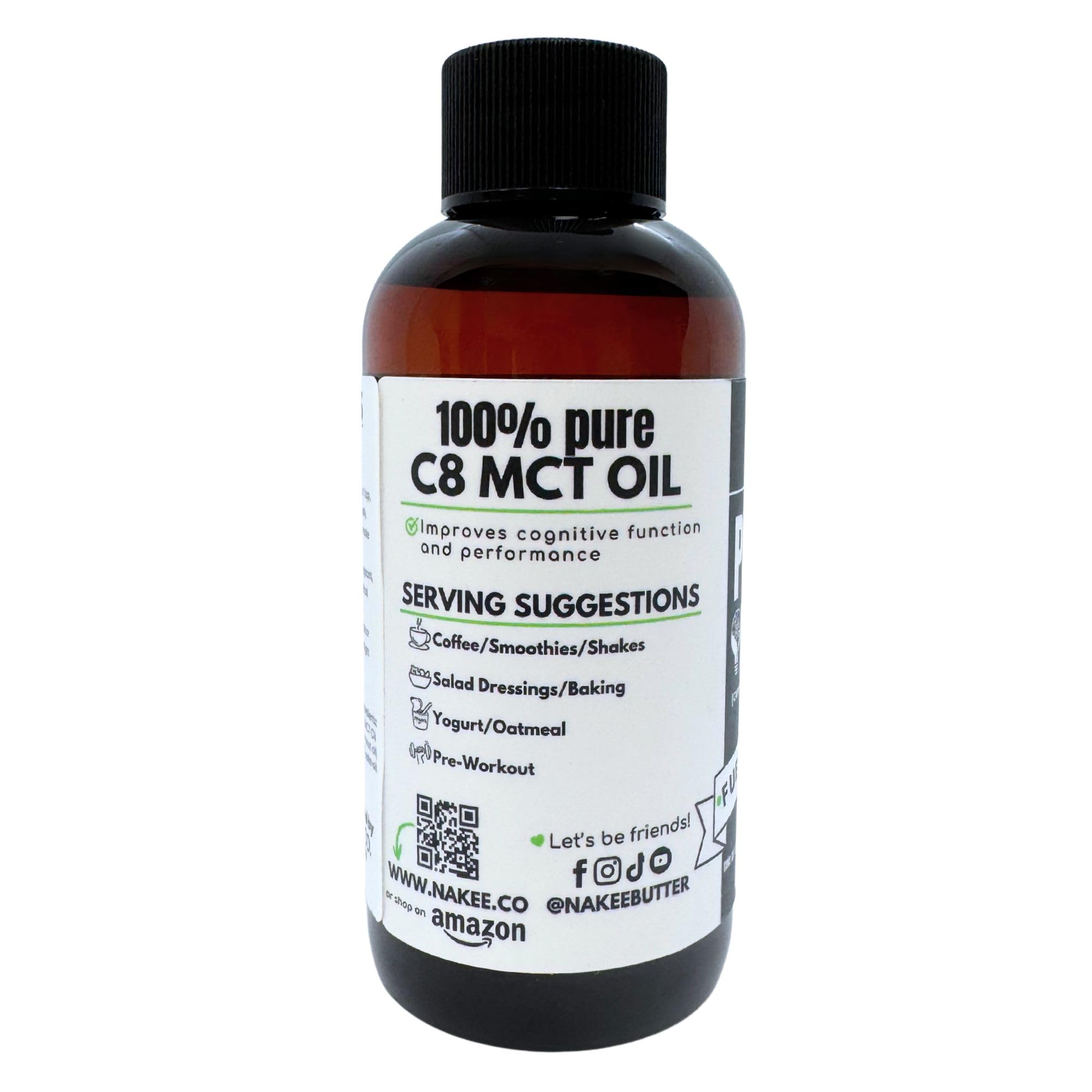 Nakee Butter C8 MCT Oil: aceite energía-rápida para un rendimiento diario.
