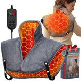 Nalax almohadilla de calor infrarrojo para cuello y hombros alivia tensión diaria.