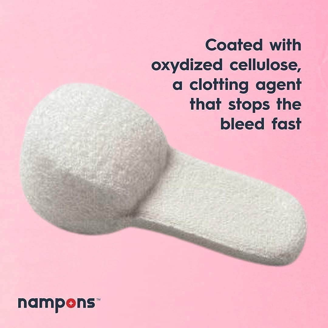 Nampons indoloros y antiadherentes para una experiencia suave.