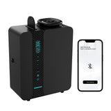 Namste difusor sin agua con aire frío y pantalla de cristal líquido para salas grandes.