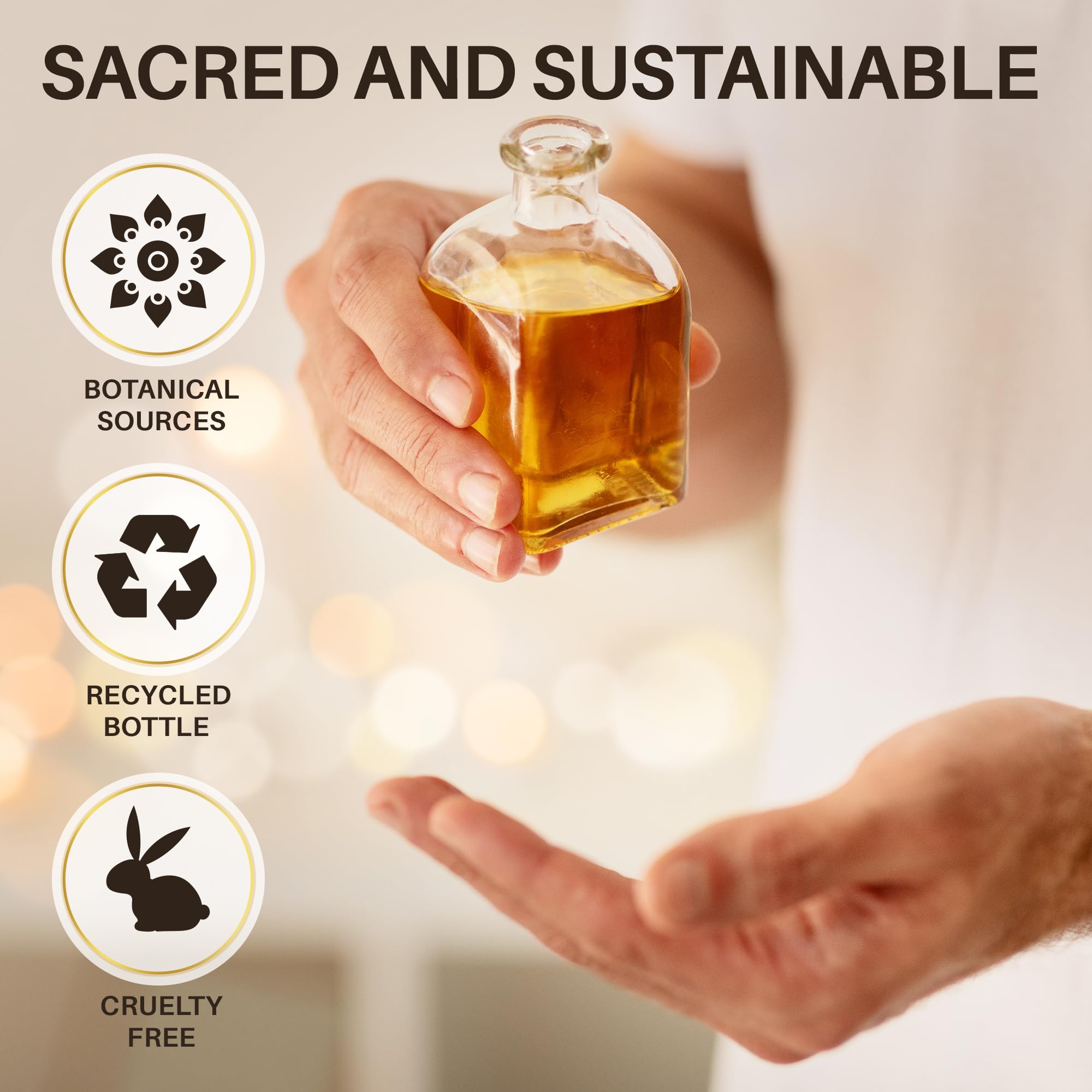 nanagifts testamento aceite ungido, empaque duradero para almacenamiento seguro.