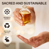 nanagifts testamento aceite ungido, empaque duradero para almacenamiento seguro.