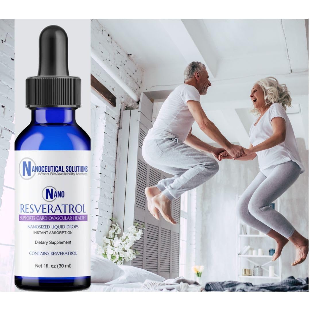 Nanoceutical Solutions Nano Resveratrol: dosis de 1 ml para aplicación bucal rápida.