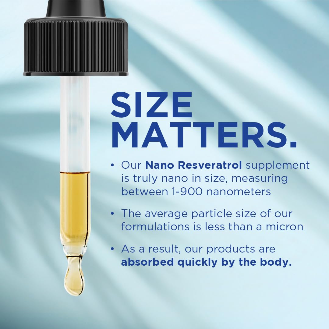 Nanoceutical Solutions Nano Resveratrol: elaborado en Estados Unidos en instalación registrada.