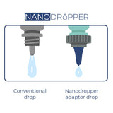 Nanodropper Adaptador, compatible con la mayoría de frascos, verifique compatibilidad.