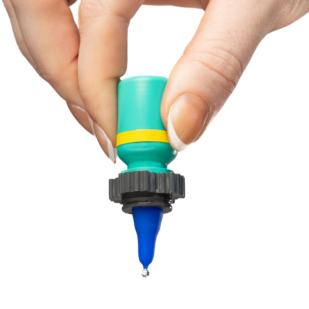 Nanodropper Adaptador para frasco gotero, talla 15, gotas más controladas.