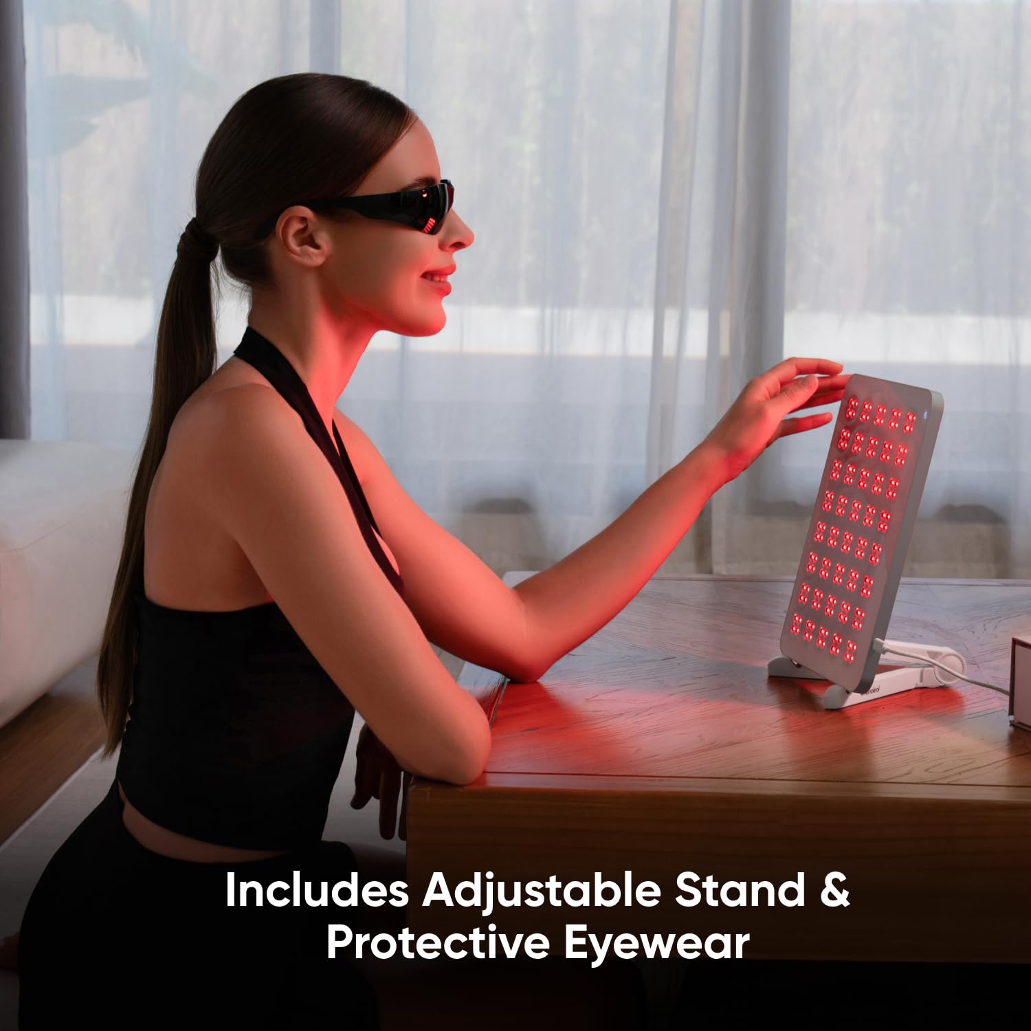 Nanoleaf panel protección ocular durante la terapia en casa