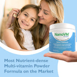 NanoVM uso diario con alimentos favoritos del niño.