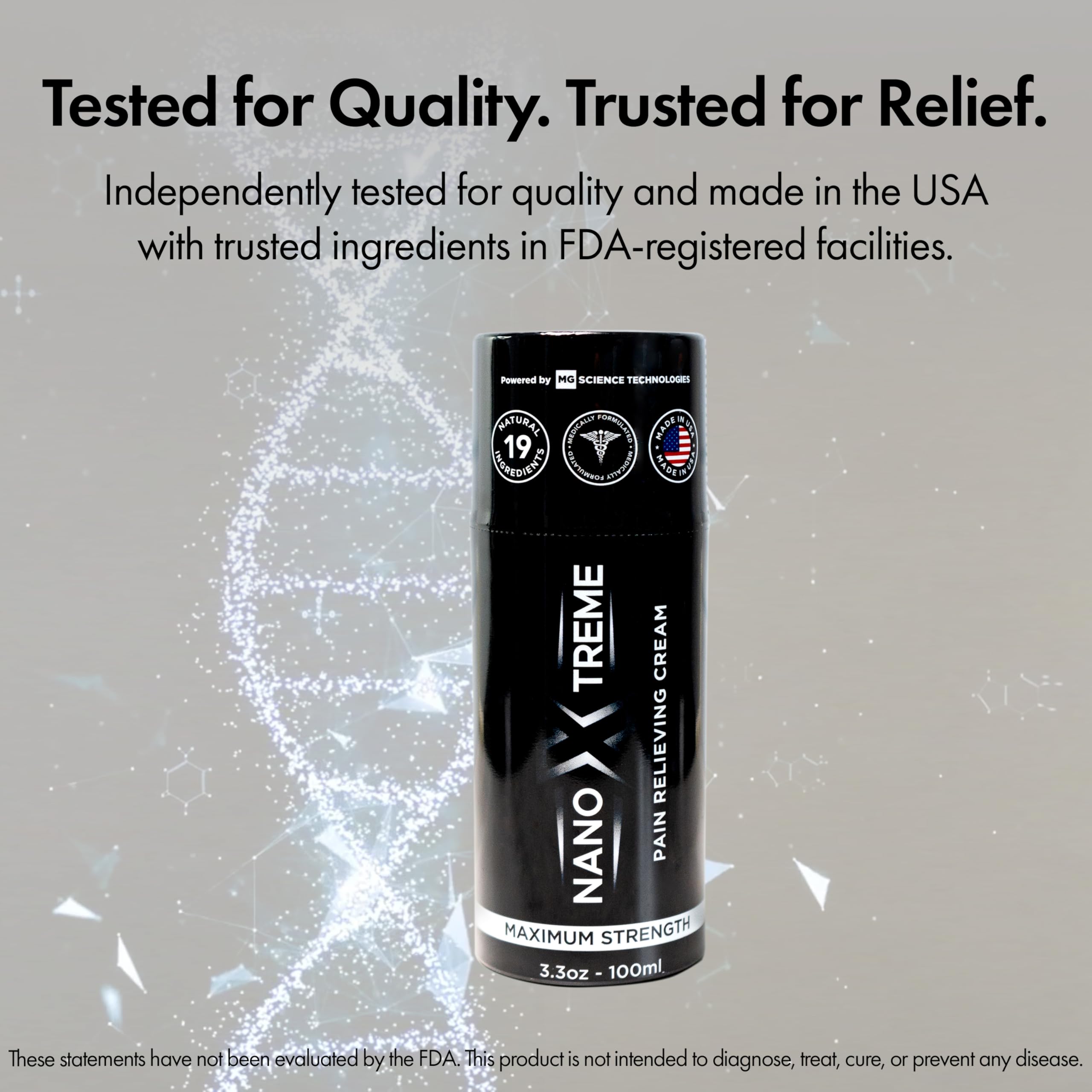 NANOXTREME absorción profunda para molestias diarias.