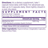 NAOMI Berberina 500mg, cápsulas en blister: dosis diaria cómoda