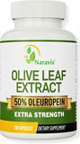 Naravis extracto de hoja de olivo, botella frontal, alto contenido de oleuropeína para apoyo general.