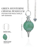 Pendulo Naribabu con cadena de plata para lectura de energias y armonizacion.