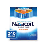 Nasacort Nasal Spray: dos botellas para aliviar la congestión nasal diaria.