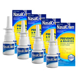 NasalCrom atomizador nasal visto de frente para una aplicación fácil y control preventivo de síntomas.