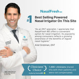 NASALFRESH MD: dos bombas precisas para irrigación y succión eficientes