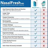 NASALFRESH MD presión ajustable para enjuague nasal personalizado.