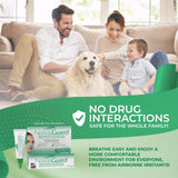 NasalGuard barrera-aire: capa protectora para inhalación de partículas.