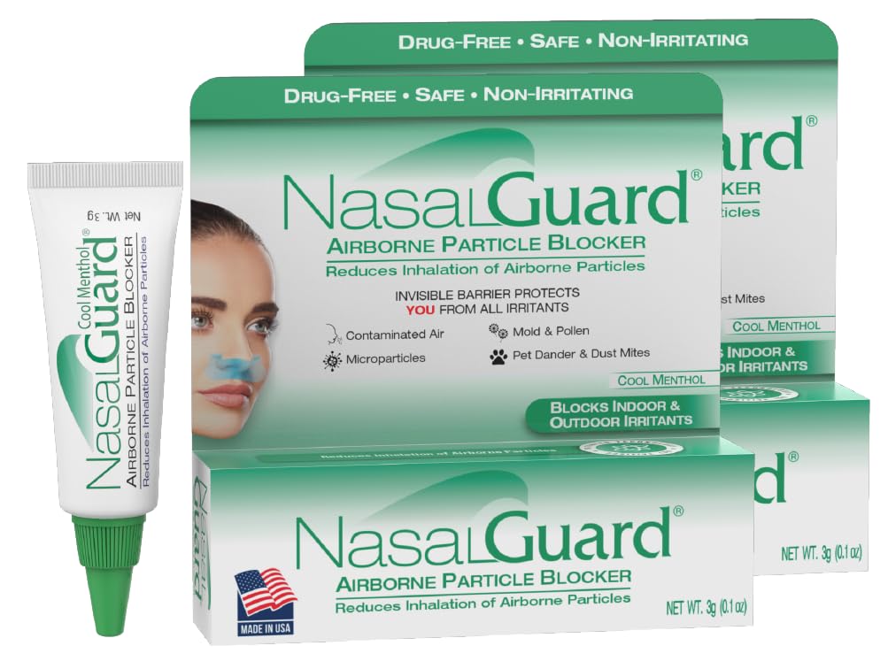 NasalGuard gel nariz: aplicación suave para bloquear irritantes diarios.