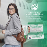 NasalGuard tubo-compacto: tamaño portable ideal para viajes.