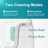Nascool, dos modos de lavado nasal, ajuste suave para uso inicial.