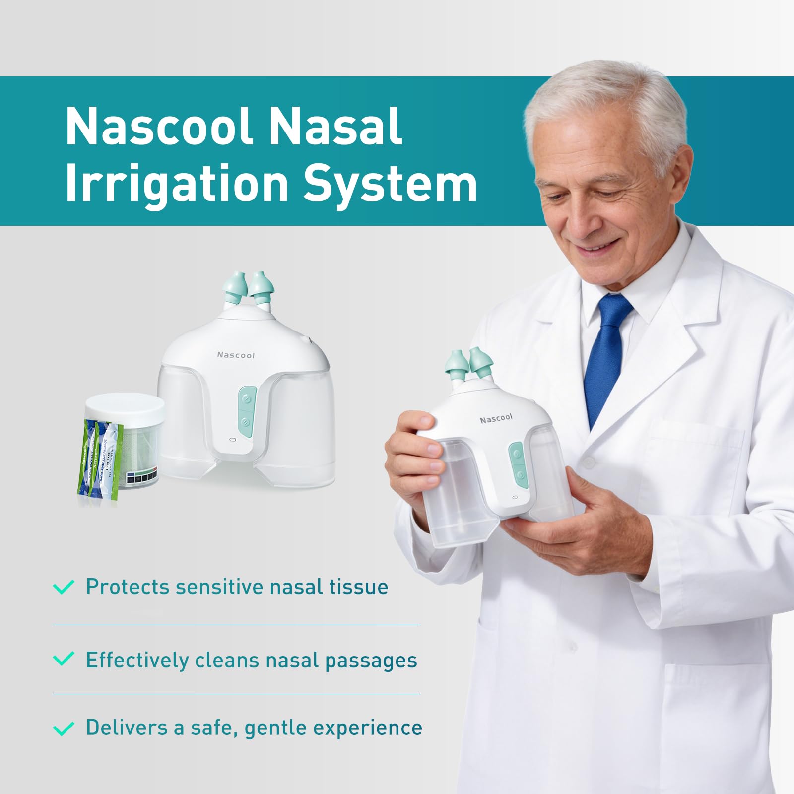 Nascool caja de presentación, empaque compacto para tienda o regalo.