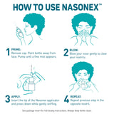 Nasonex, paquete de 2 frascos para mayor conveniencia diaria.
