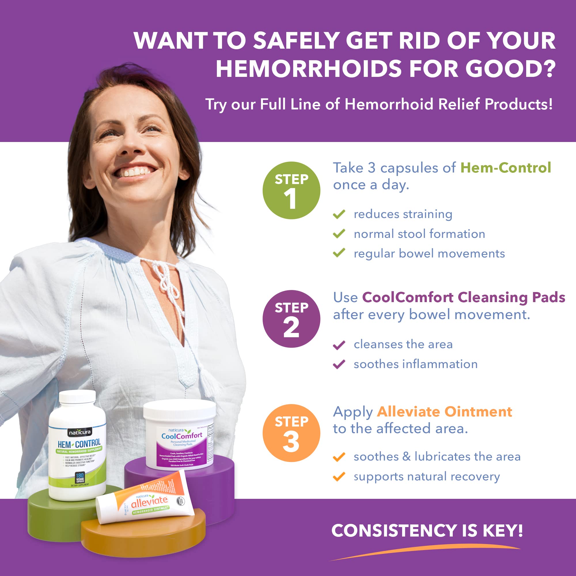Aroma suave de hamamelis y aloe en CoolComfort.