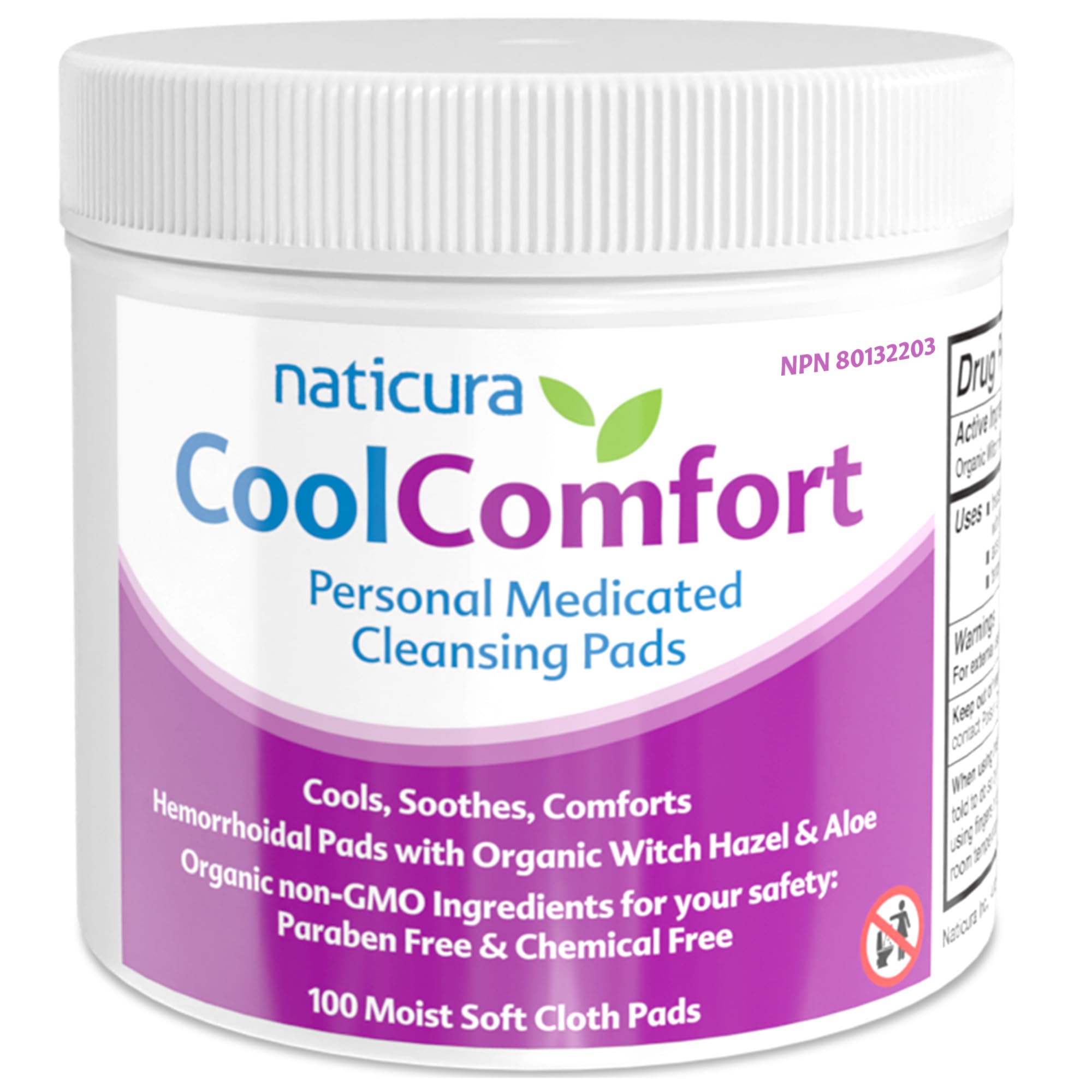 Naticura CoolComfort: toallitas con hamamelis y aloe para áreas sensibles.