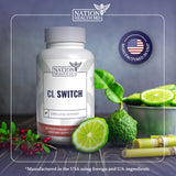 NATION HEALTH MD CL Switch, arroz de levadura roja en cápsulas para una rutina saludable.