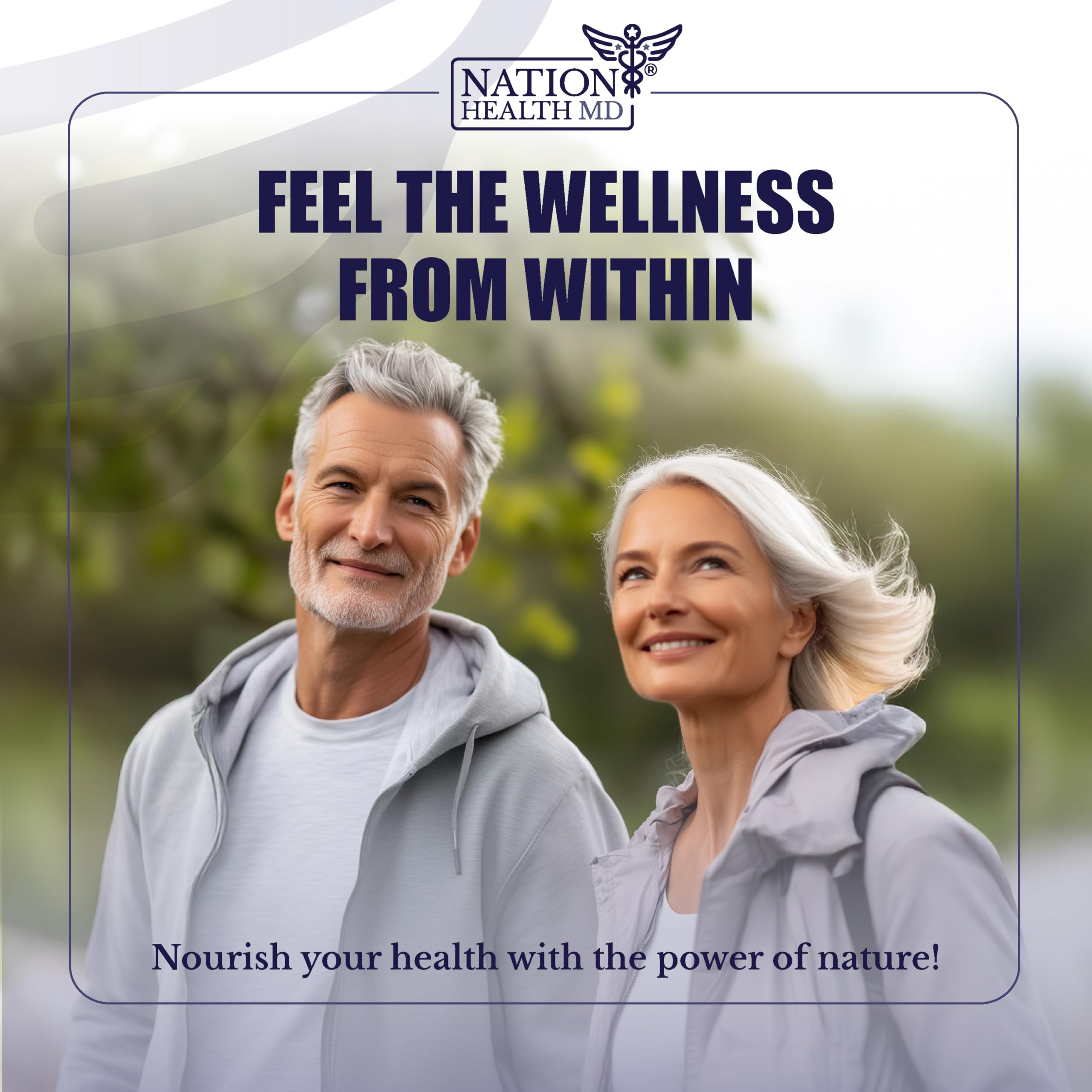 NATION HEALTH MD CL Switch, fabricación en Estados Unidos, opción vegana y sin gluten ni lácteos.