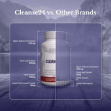 NATION HEALTH MD Cleanse24: nuez negra para equilibrio intestinal suave.