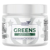 NATION HEALTH MD Greens: polvo verde en frasco para nutrición diaria.